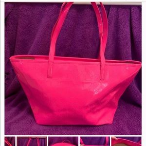 Bright pink Kate Spade Tote